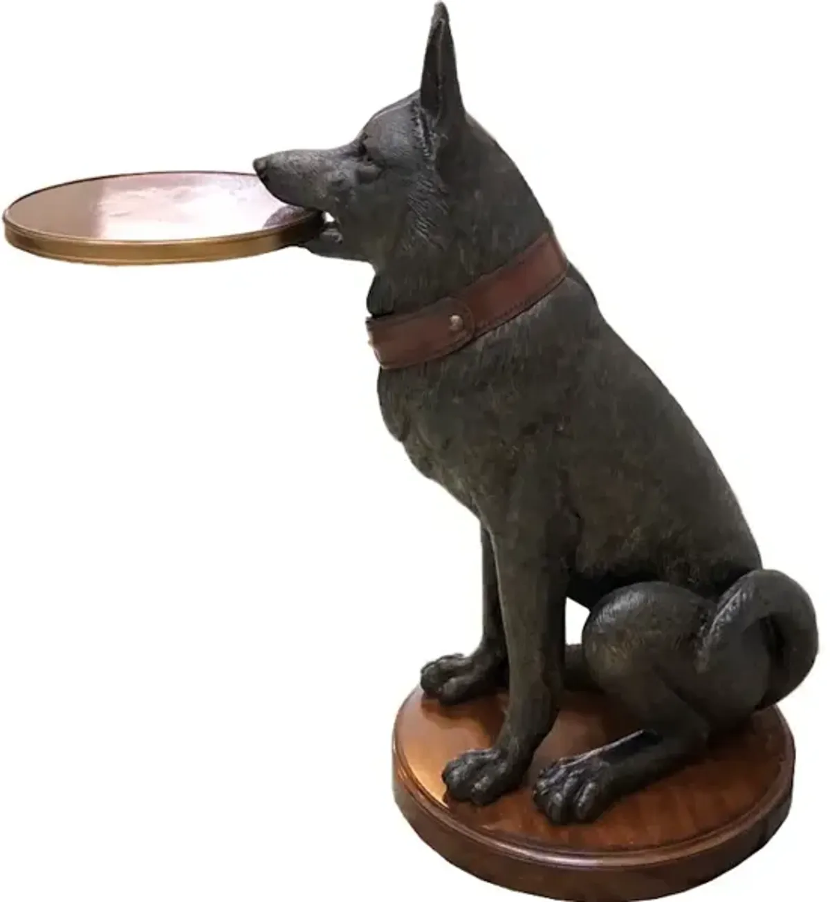 German Shepherd Accent Table