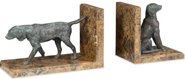 Hunting Dog Bookends