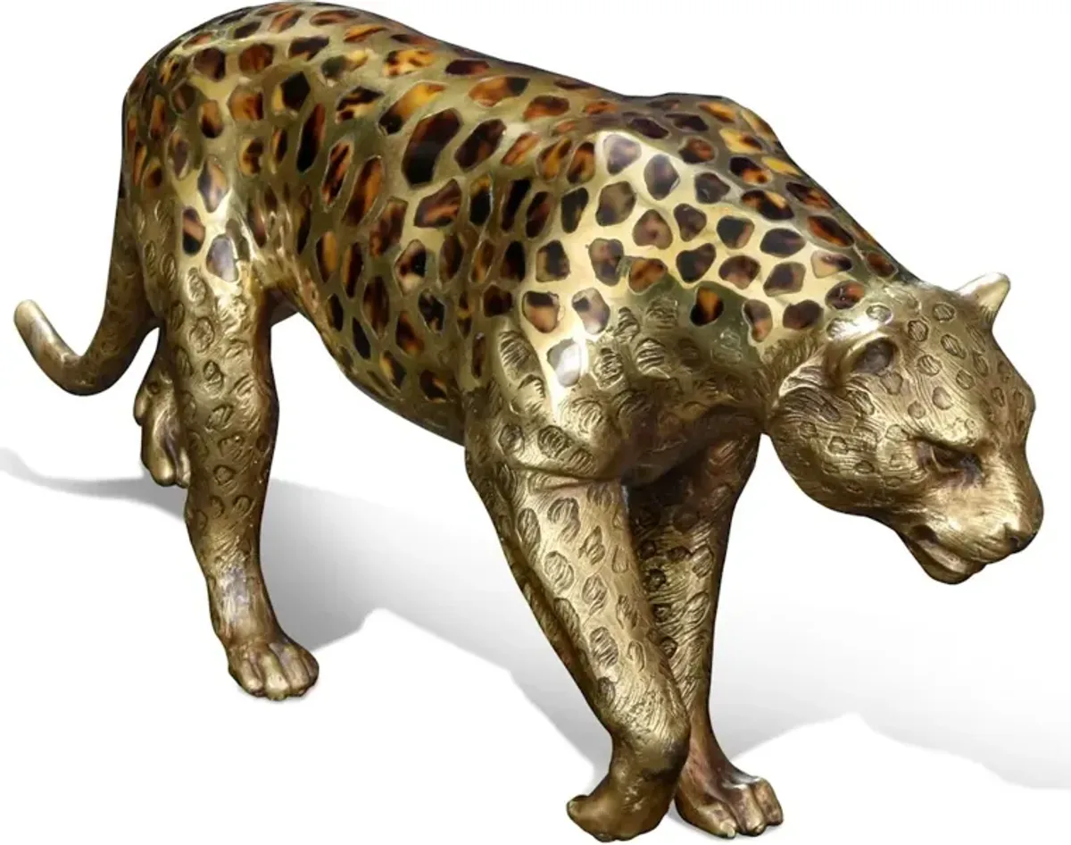 Prowling Leopard Sculpture (Sh41-062116)