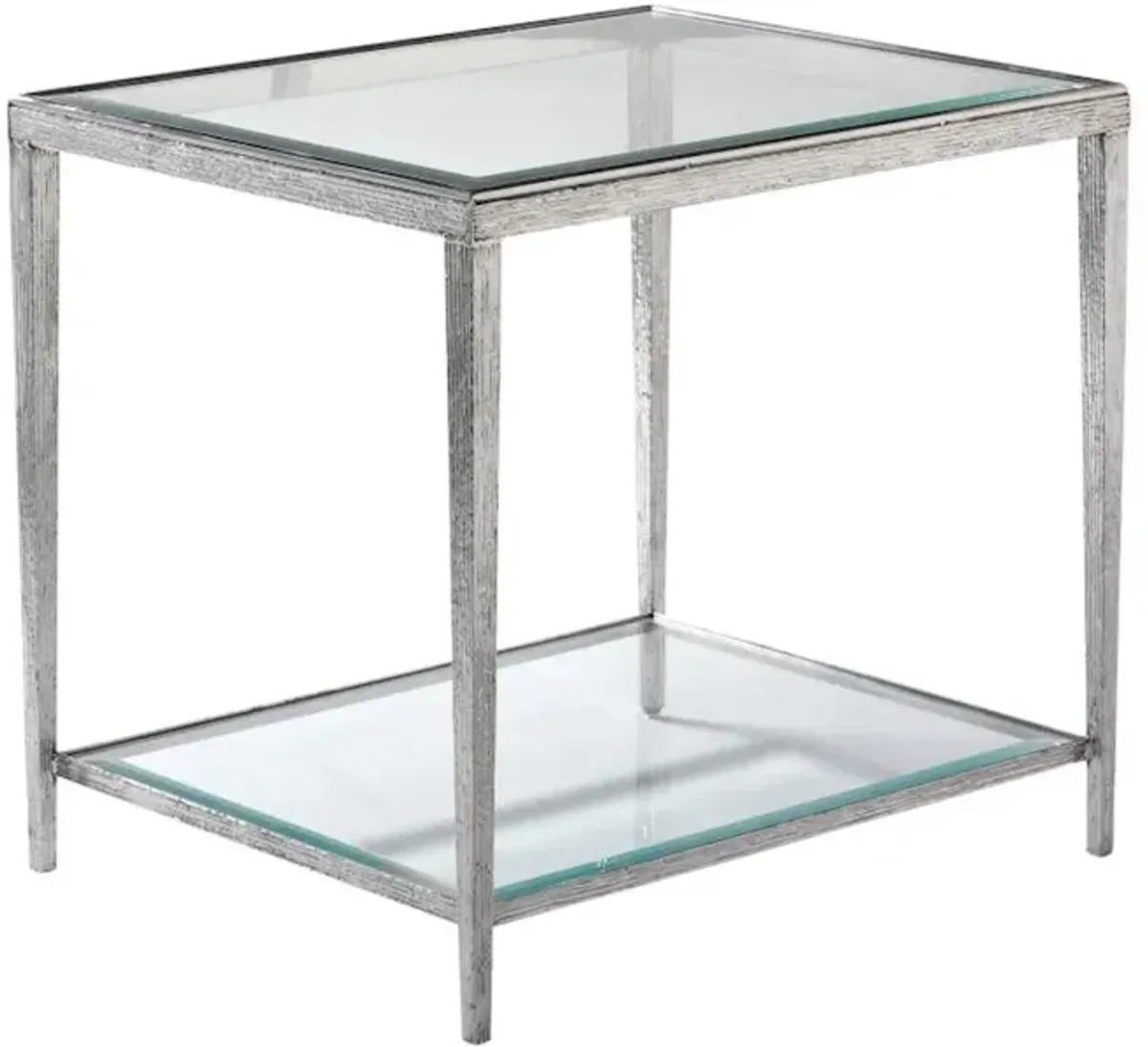Jinx Nickel Rectangular Side Table