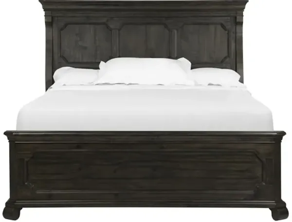 Wood King Panel Bed Headboard KD