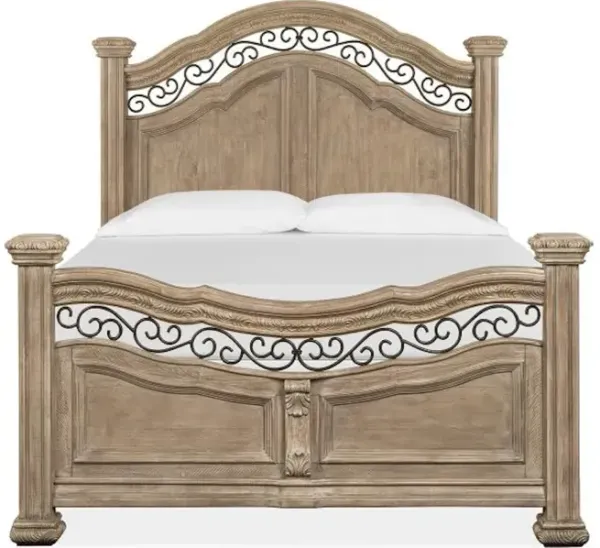 Wood Queen Panel Bed Headboard KD