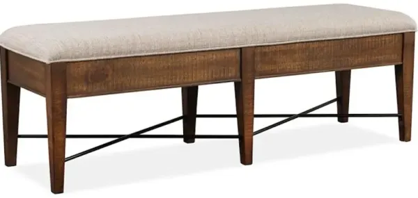 Bench with Upholstered Seat