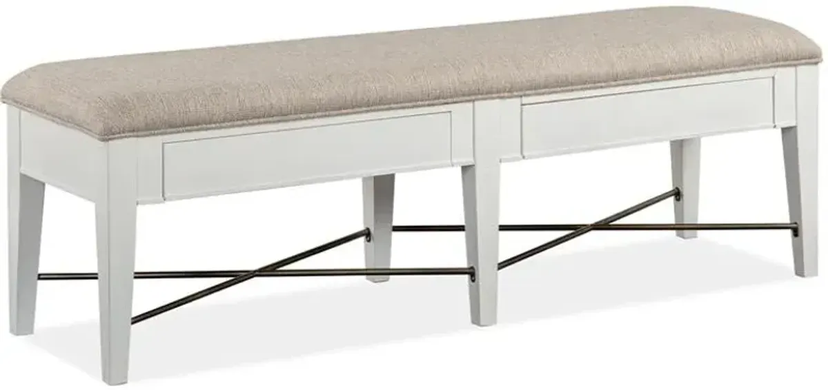 Bench with Upholstered Seat