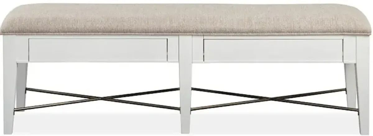 Bench with Upholstered Seat