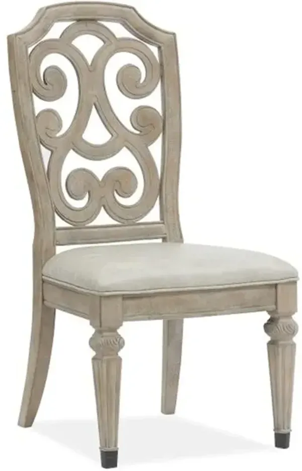 Dining Side Chair with Upholstered Seat (2/ctn)