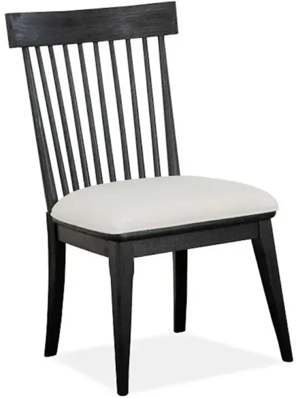 Dining Side Chair with Uph.Seat and Wood WindsorBack(2/ctn)