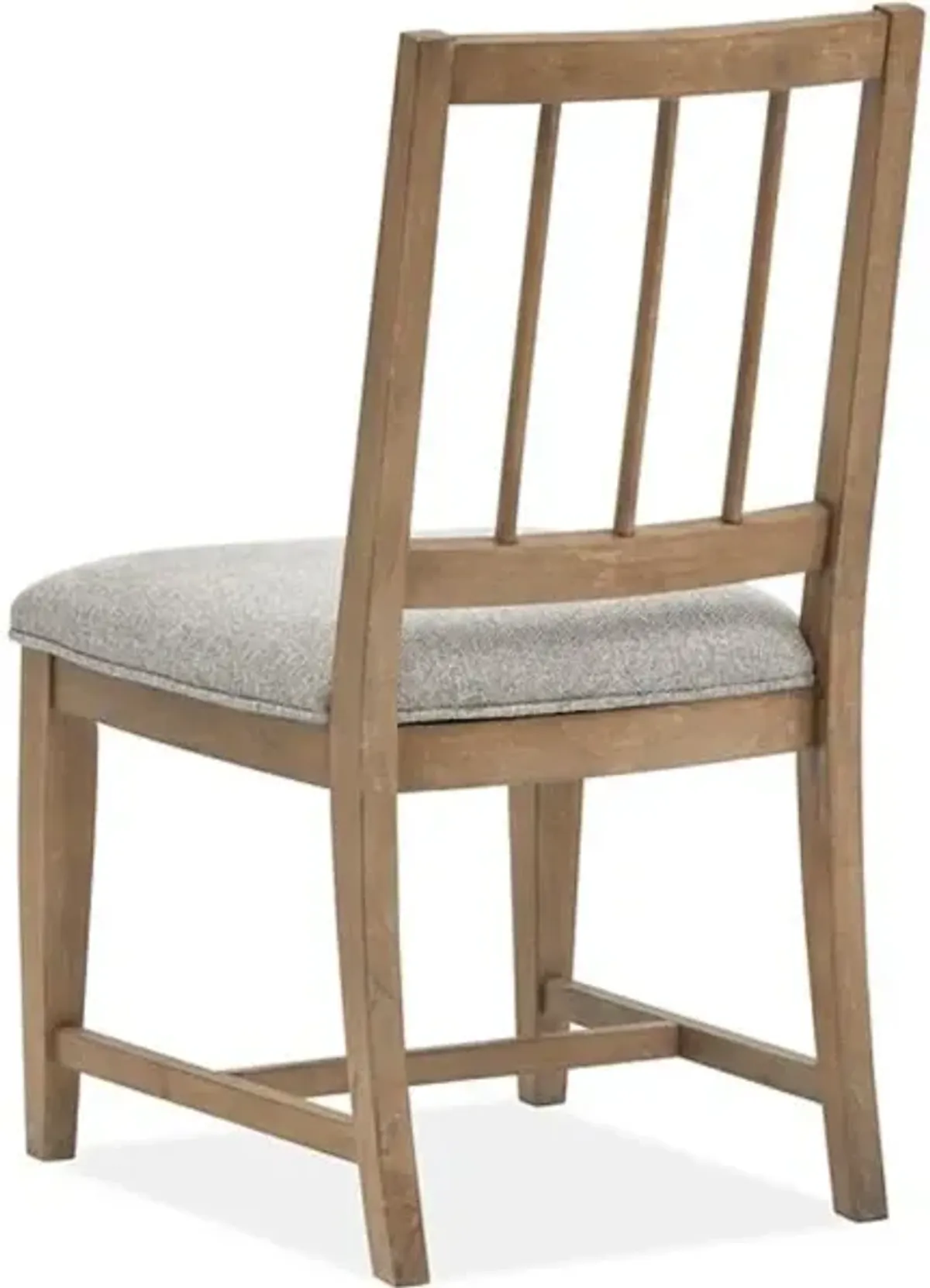 Dining Side Chair with Grey Upholstered Seat (2/ctn)