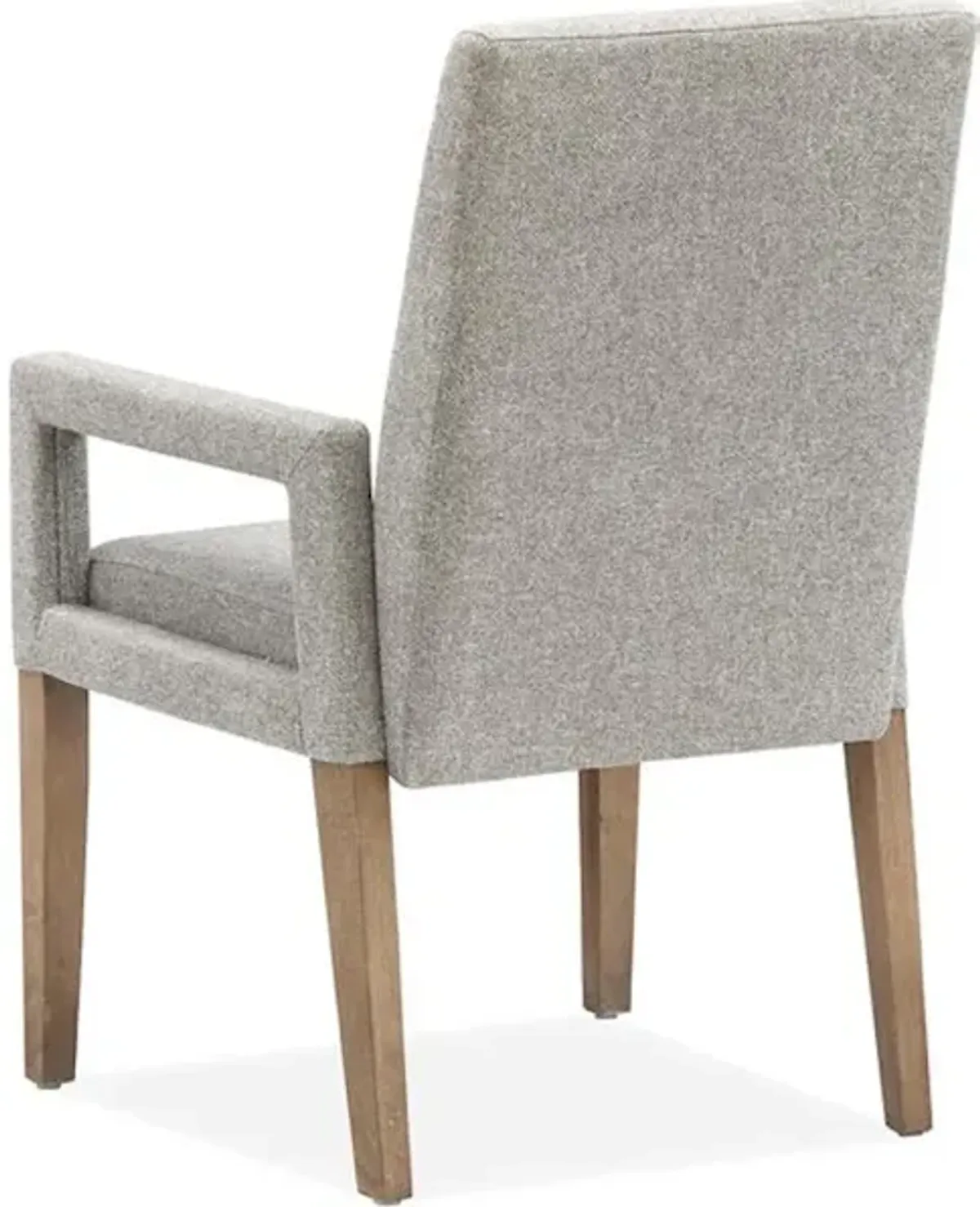 Dining Arm Chair with Grey Uph.Seat and Back (2/ctn)
