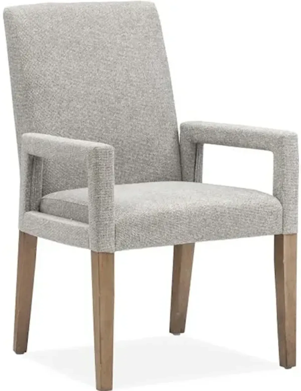 Dining Arm Chair with Grey Uph.Seat and Back (2/ctn)