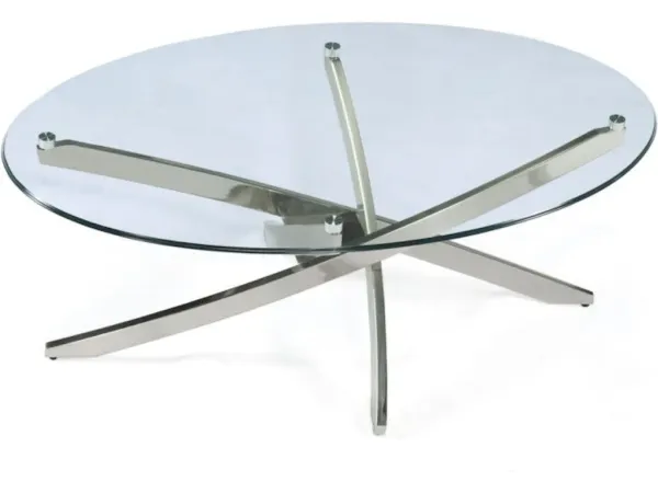 Glass Oval Cktl Table Top SU