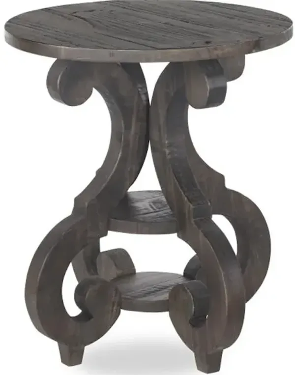 Round Accent End Table