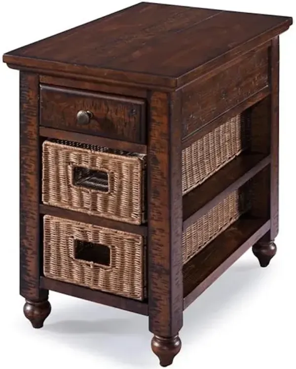 Rectangular Chairside End Table