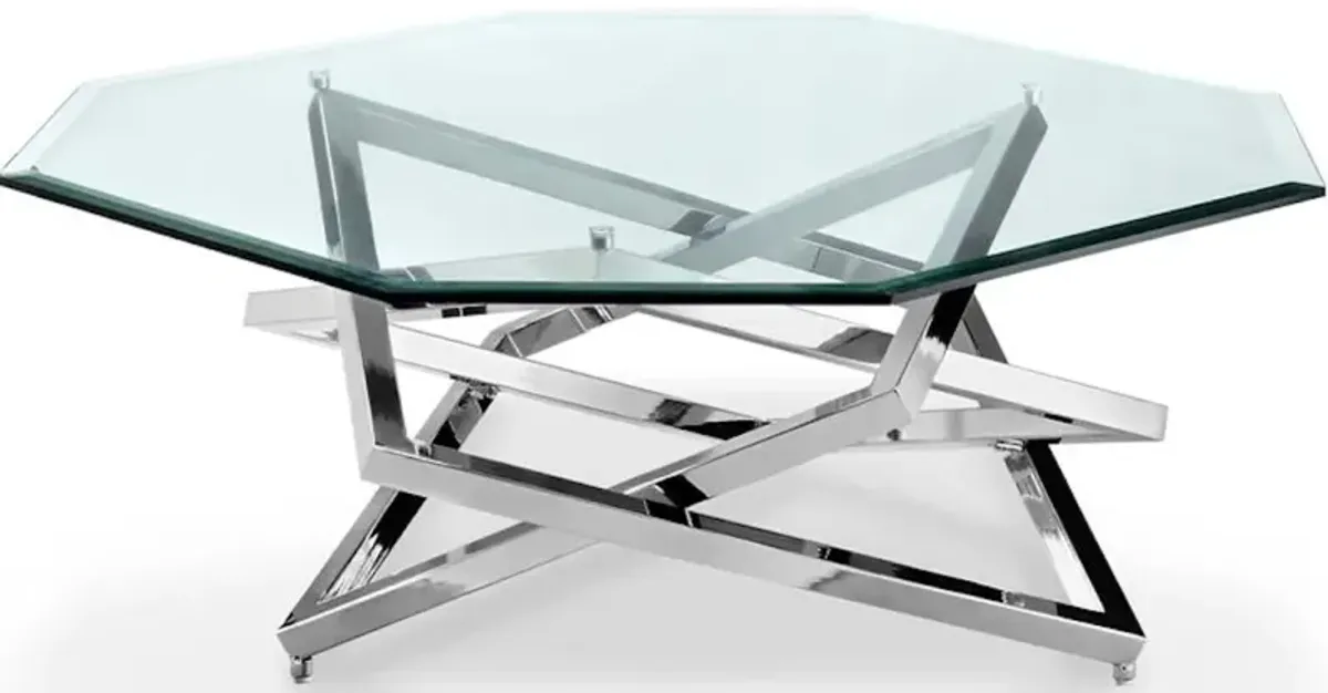 Glass Octagonal Cocktail Table Top SU