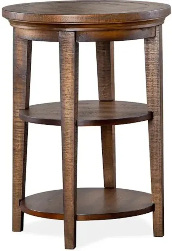 Round Accent End Table