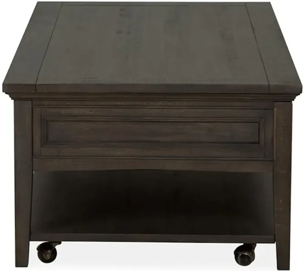 Rectangular Cocktail Table with Casters