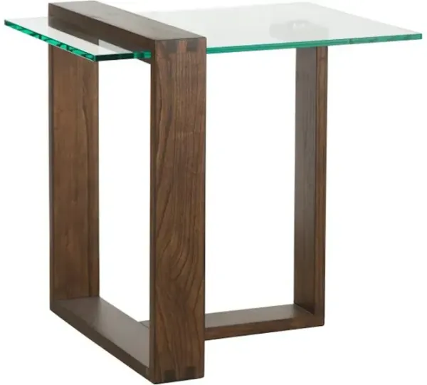 Glass Rectangular End Table Top SU