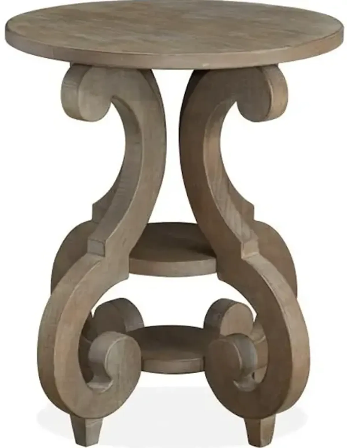 Round Accent End Table