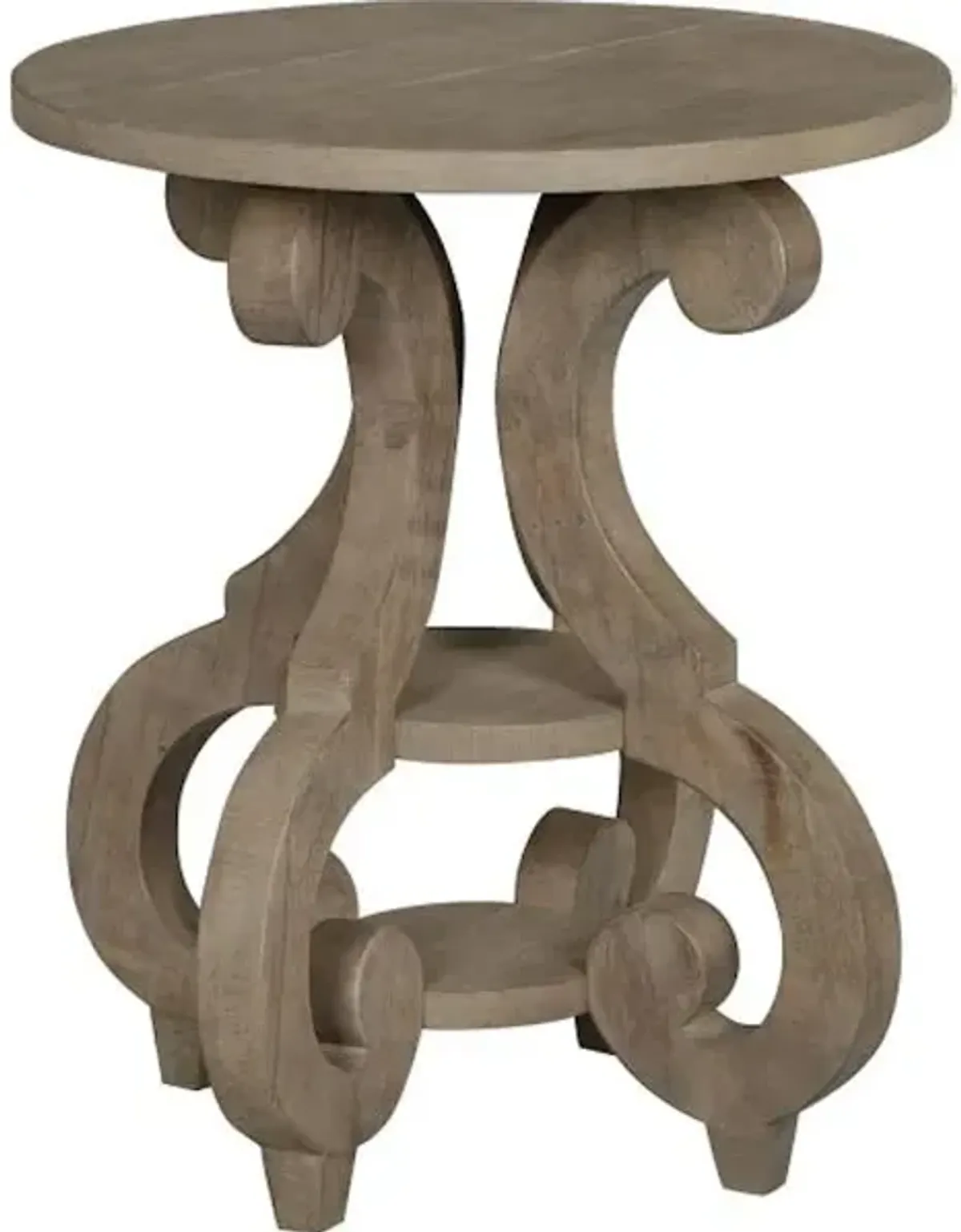 Round Accent End Table