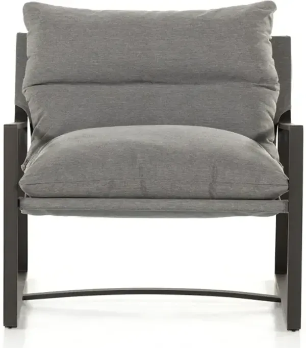 Avon Outdoor Sling Chair-Charcoal