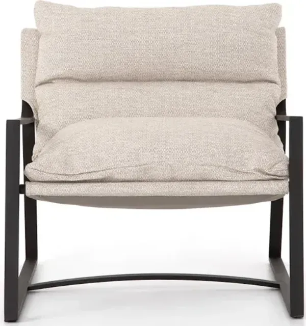 Avon Outdoor Sling Chair-Bronze/Sand