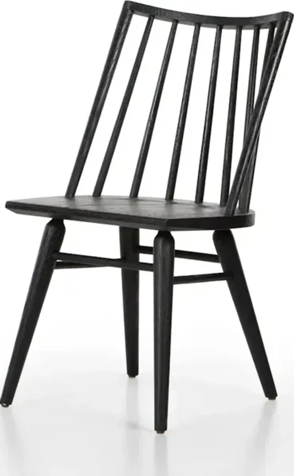 BLACK LEWIS WINDSOR CHAIR