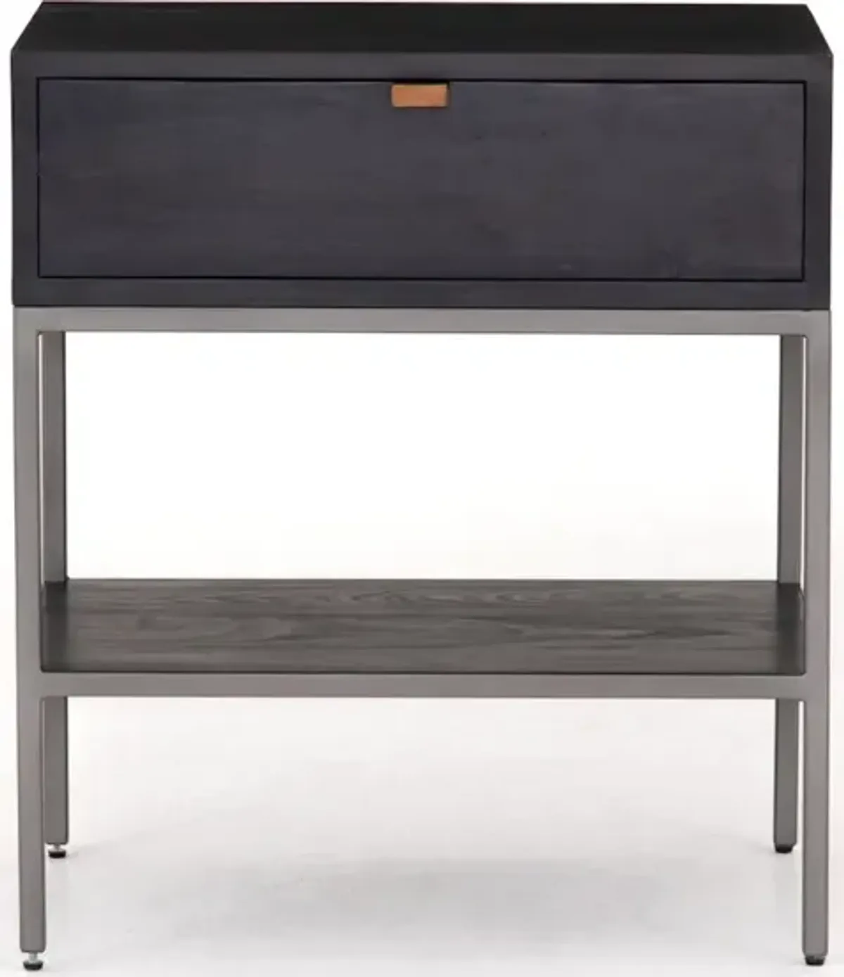 Trey Nightstand in Black Wash Poplar