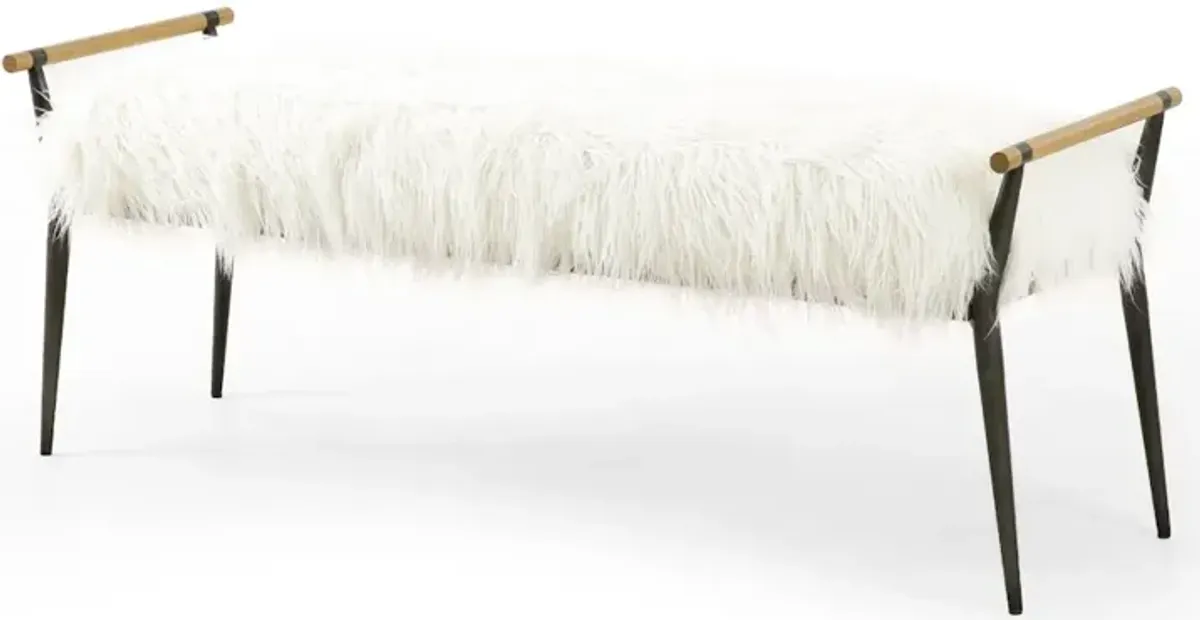 CHARLOTTE BENCH-MONGOLIAN FUR