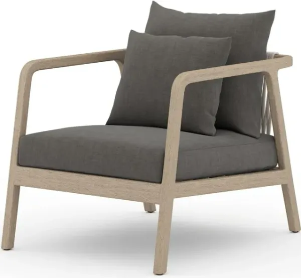 Numa Outdoor Chair-Brown/Charcoal