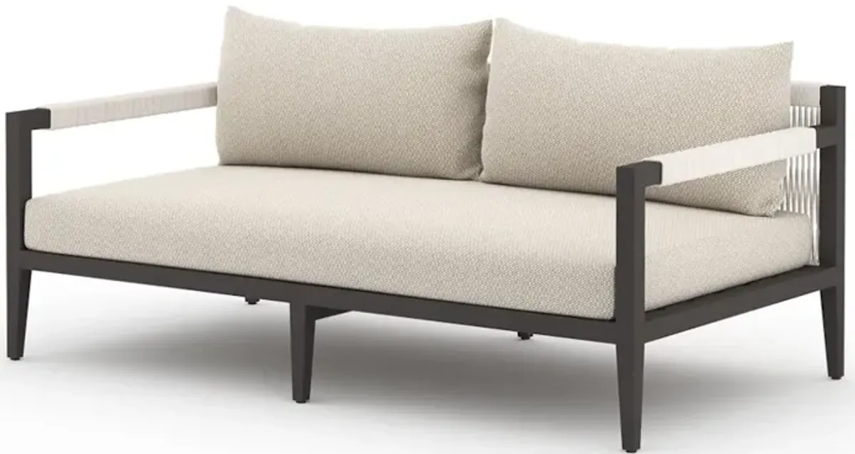 Sherwood Outdoor Sofa-63-Bronze/Sand