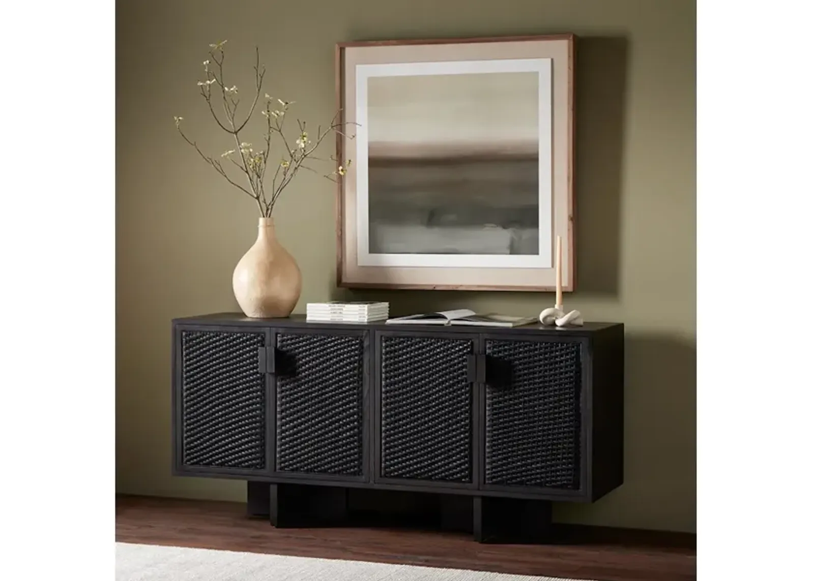 Levon Sideboard-Black Pine