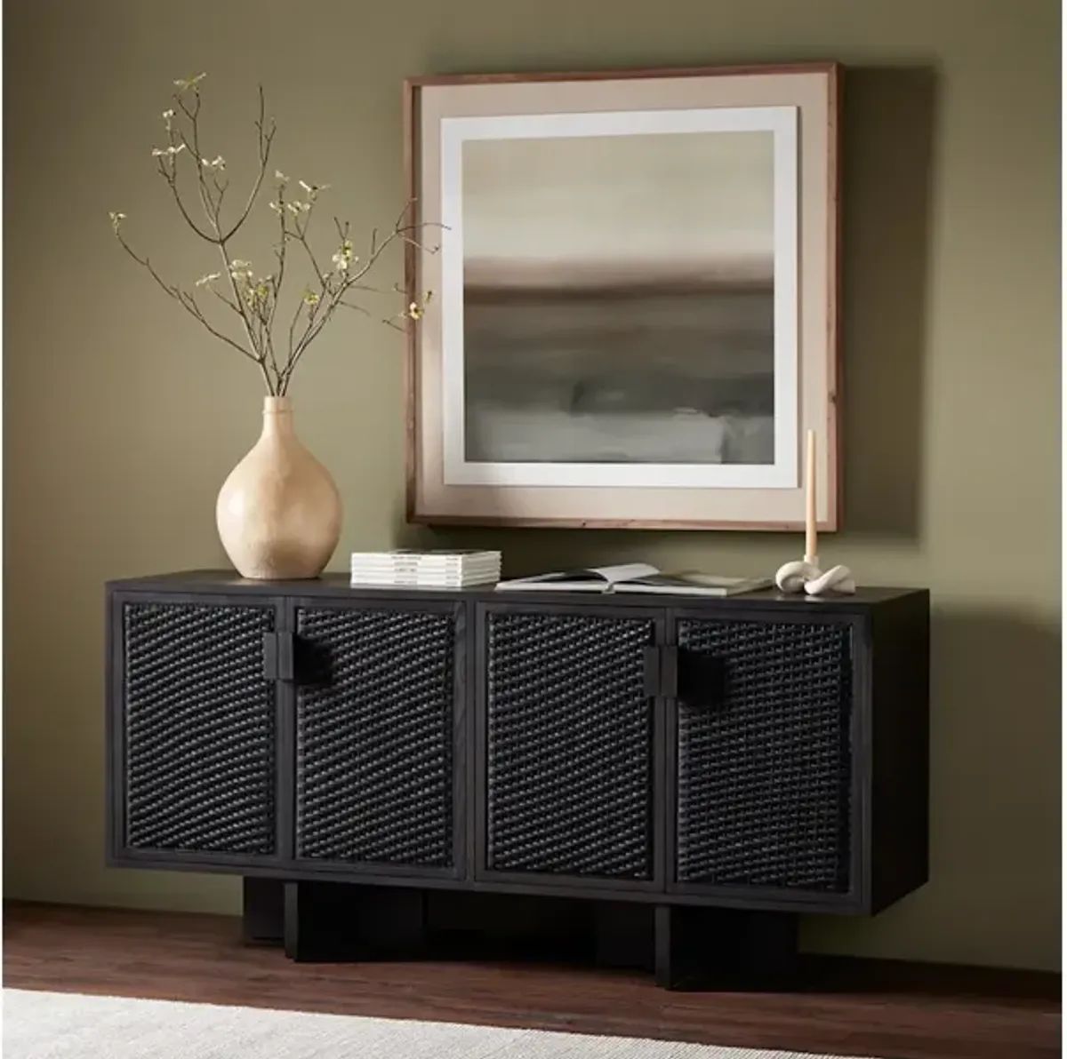 Levon Sideboard-Black Pine