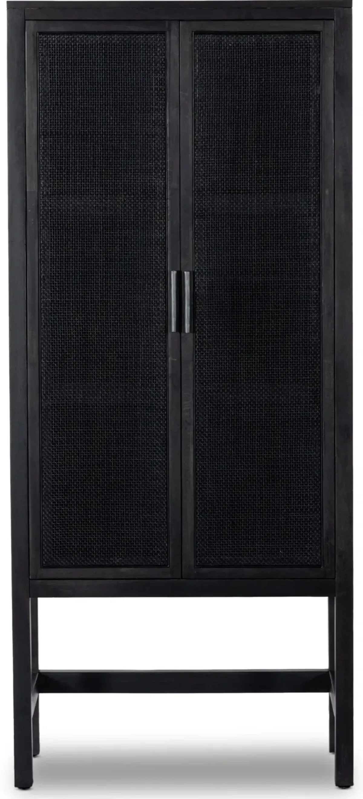 Caprice Narrow Cabinet-Black Wash Mango
