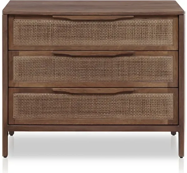 SYDNEY LARGE NIGHTSTAND - BROWN WASH MANGO