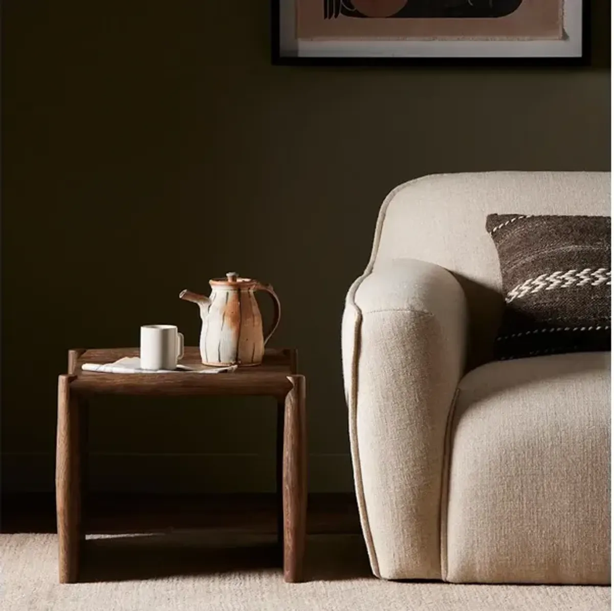 Glenview End Table-Weathered Oak