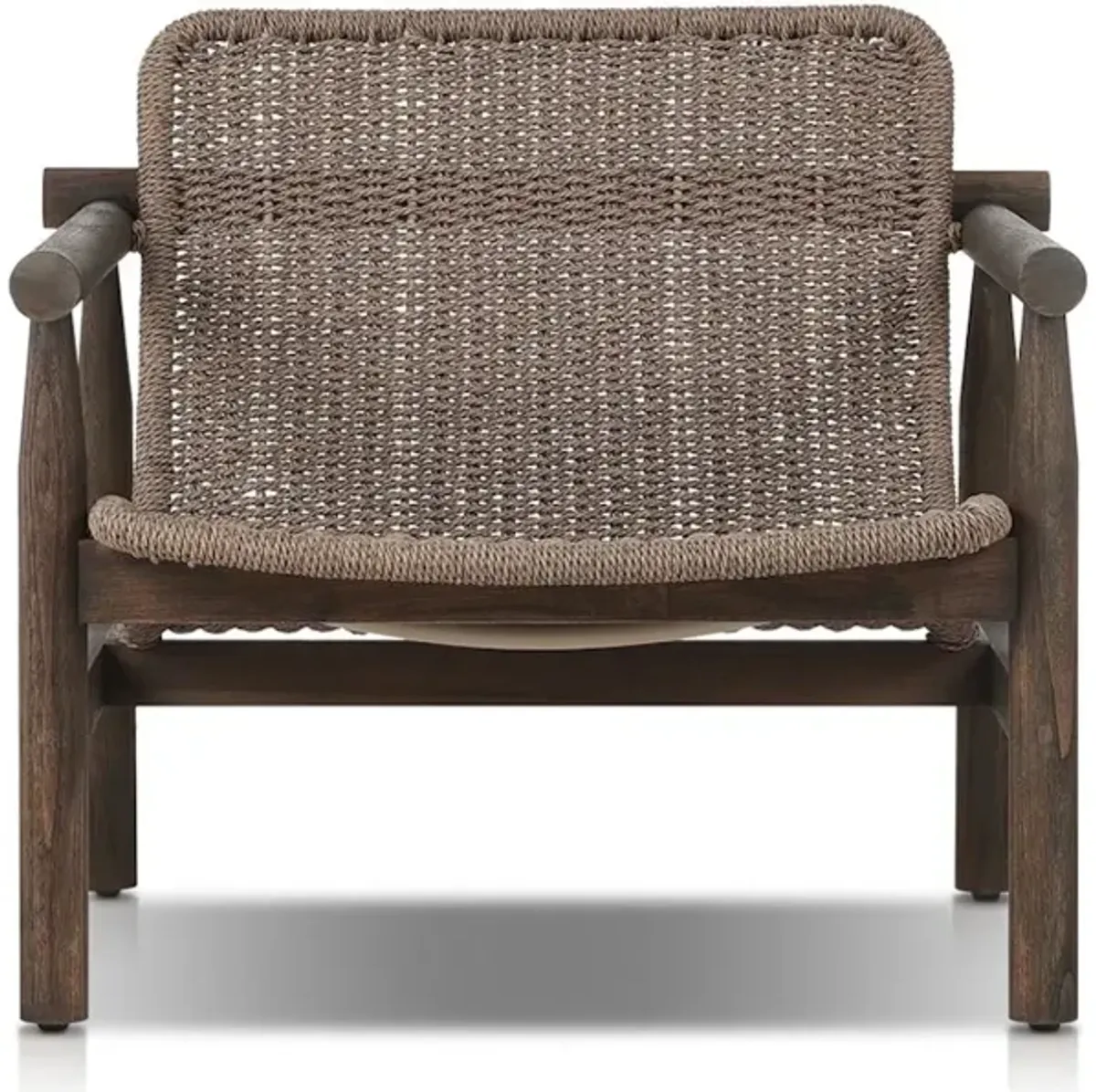 Dume Outdoor Chair in Dark Textured Woven