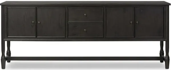 Bari Sideboard -Cracked Smoked Black Veneer