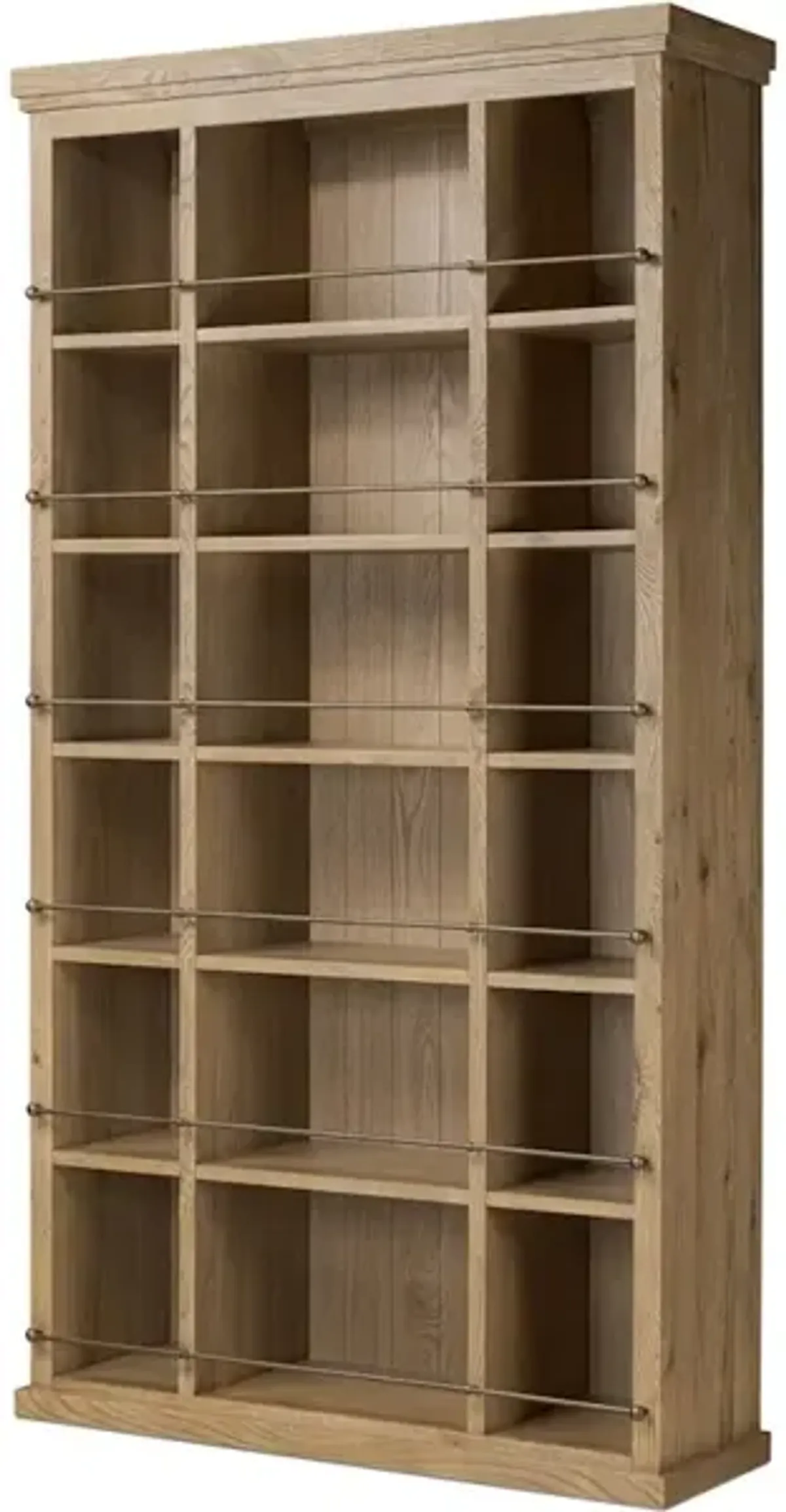 Alistair Bookcase - Worn Oak Thin Veneer