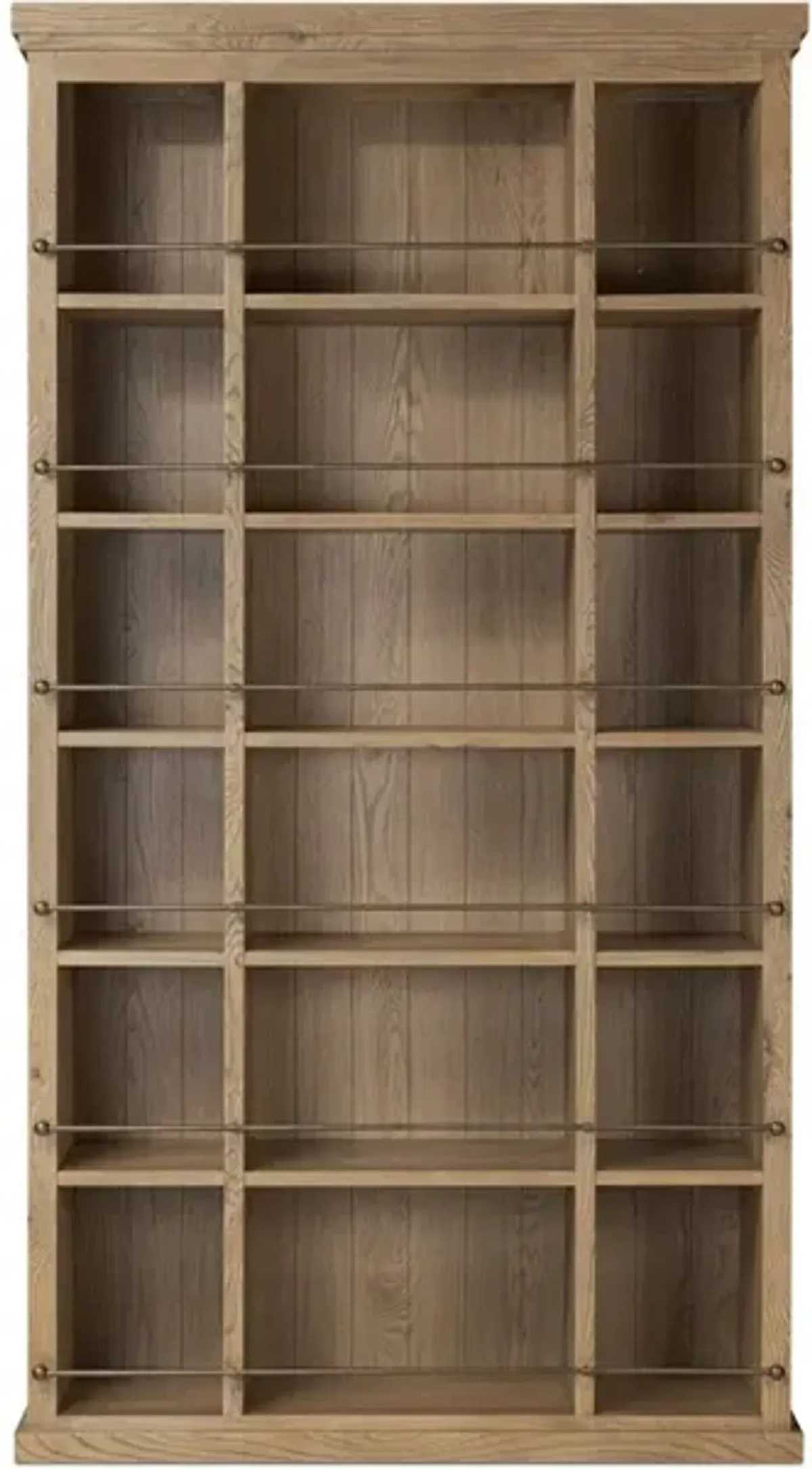 Alistair Bookcase - Worn Oak Thin Veneer