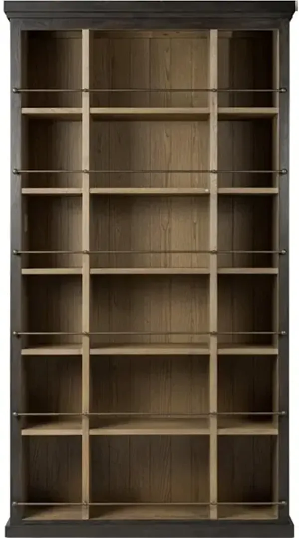 Alistair Bookcase - Worn Oak Thin Veneer 2 Toned