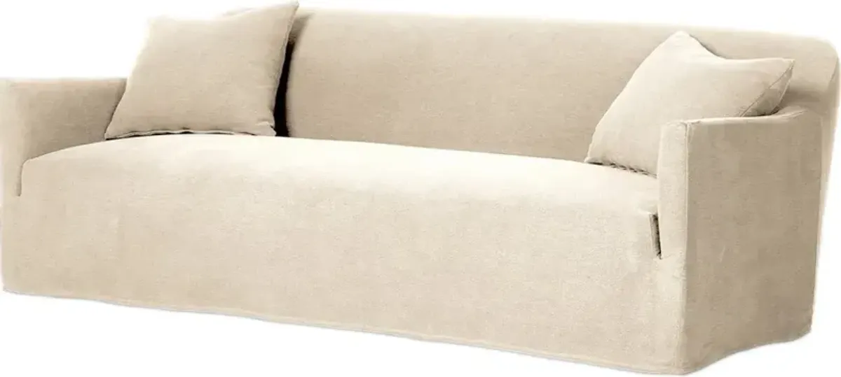 Lowell Slipcover Sofa in Broadway Dune