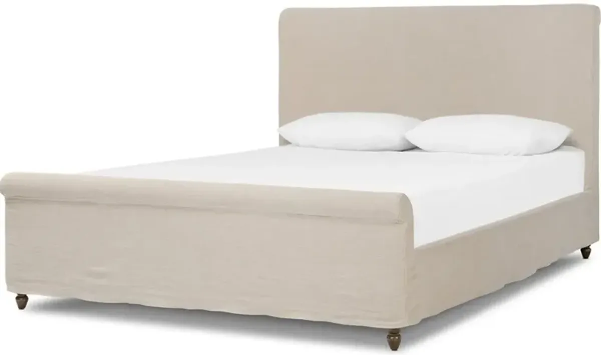 Dalia Bed in Broadway Dune - Queen