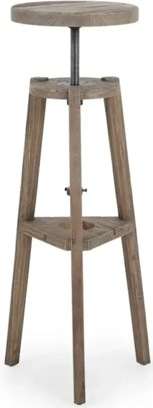 Addy Pedestal - Bleached Elm