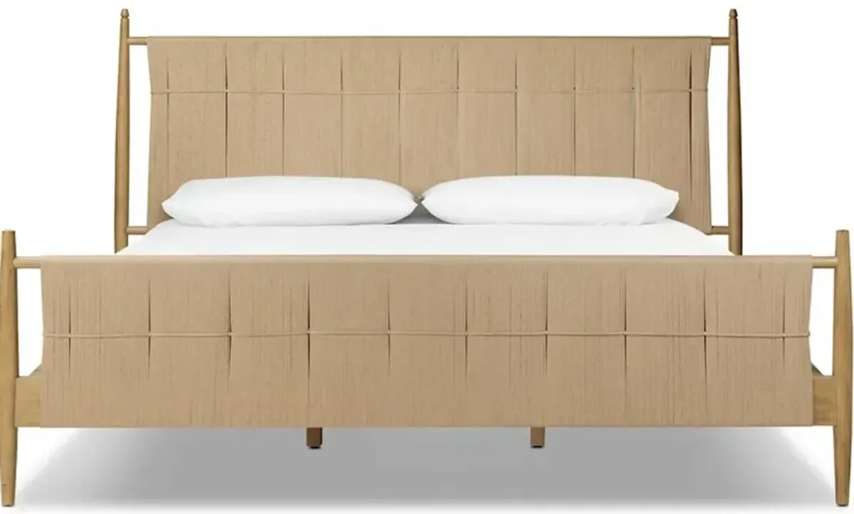 Richard King Bed in Natural Rush