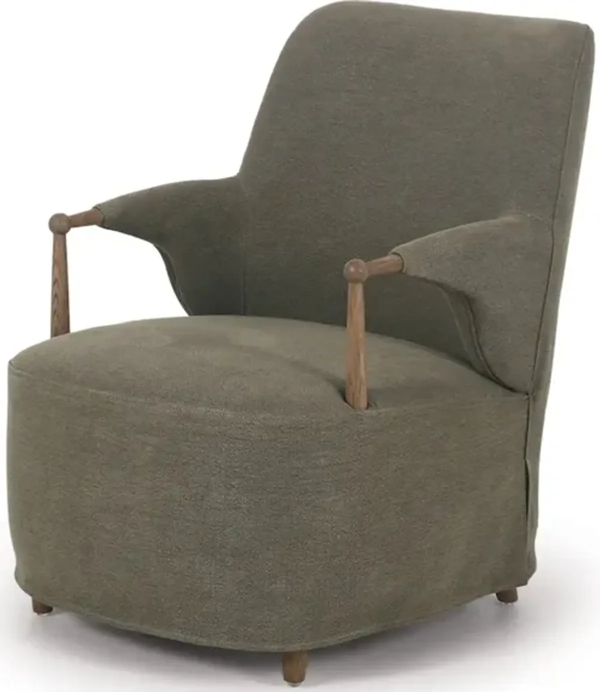 Brently Chair in Broadway Olive