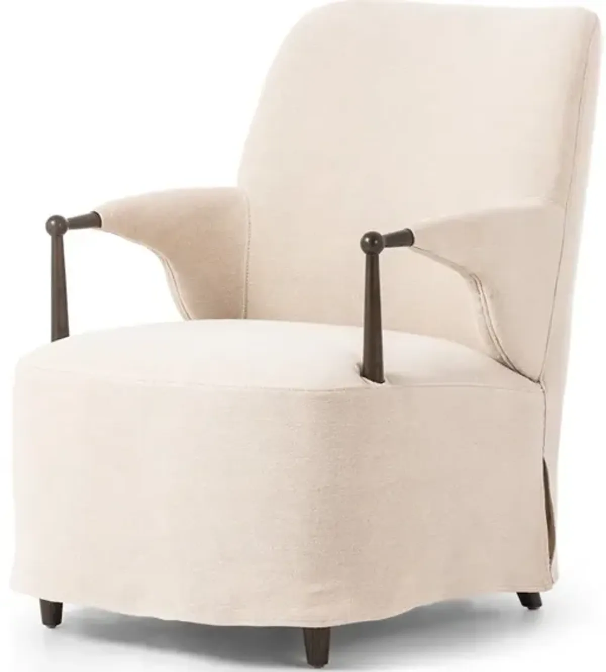 Brently Chair in Broadway Dune