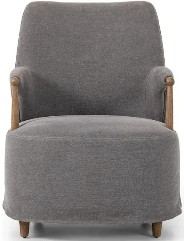 Brently Chair in Broadway Denim