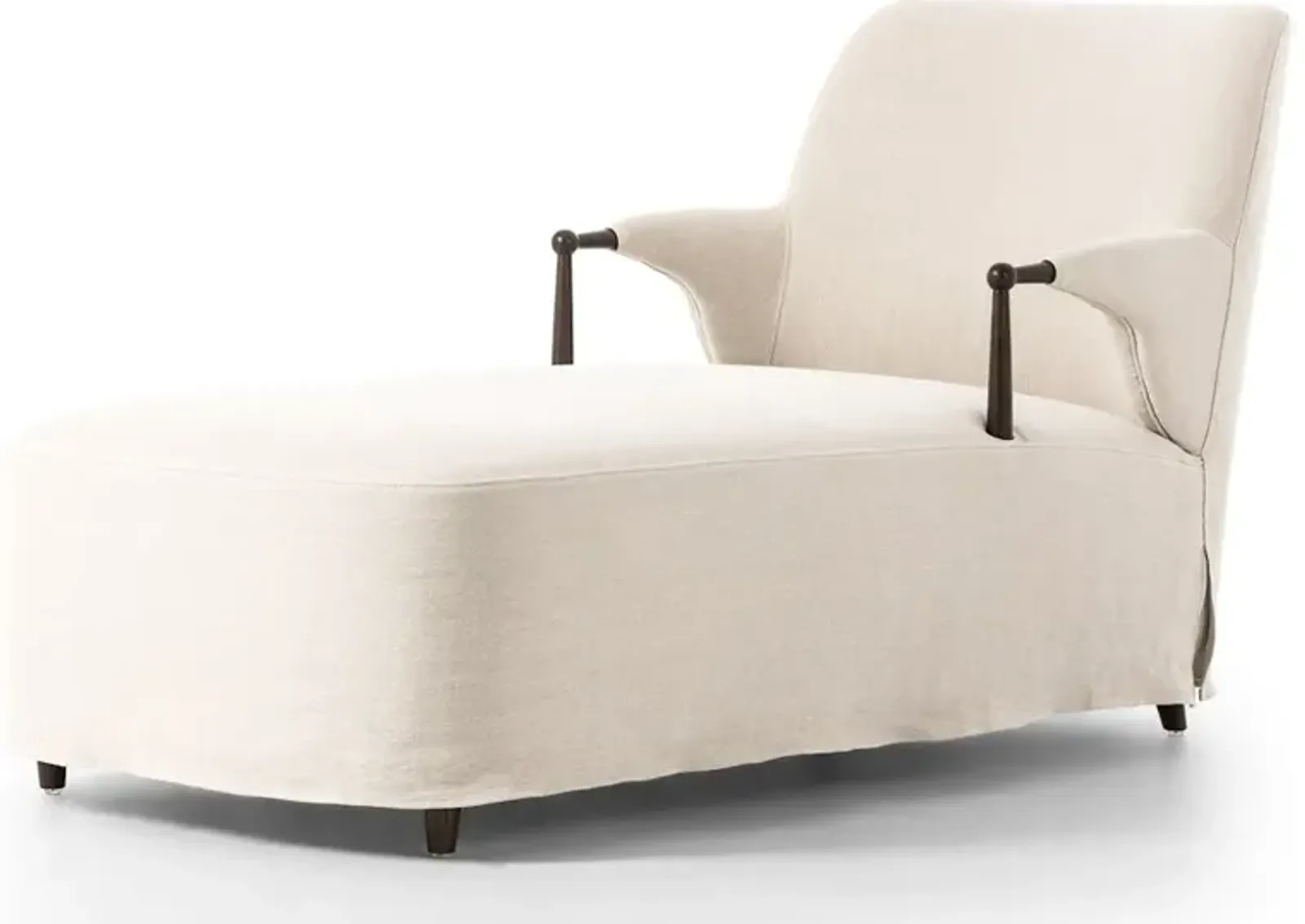 Brently Chaise in Broadway Dune