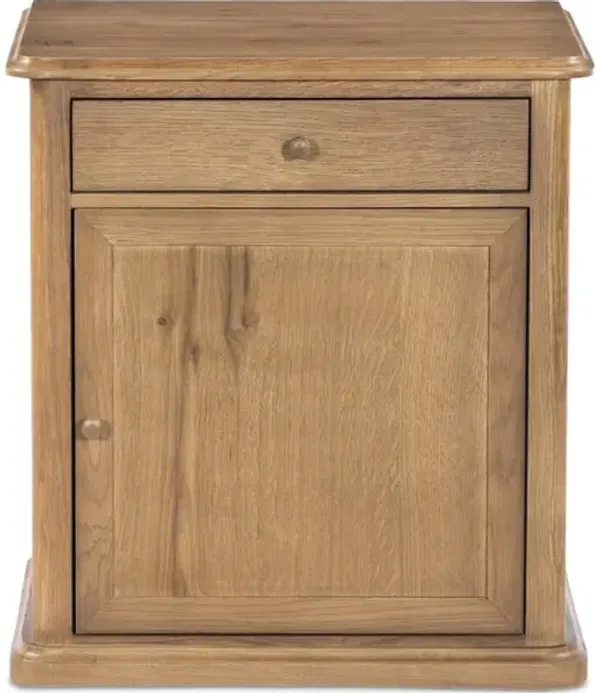 Poppy Right Nightstand in Saddle Brown