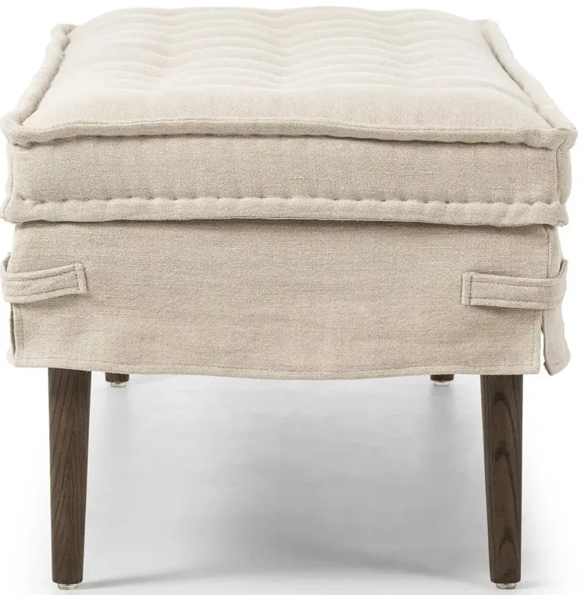 Cole Accent Bench in Broadway Dune